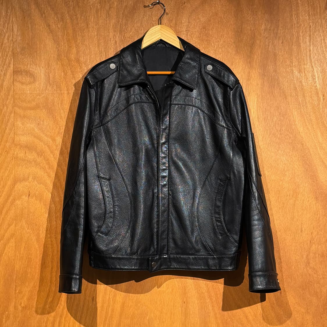 램스킨 플라이트 봄버 자켓 L 양가쥭 상품이미지1