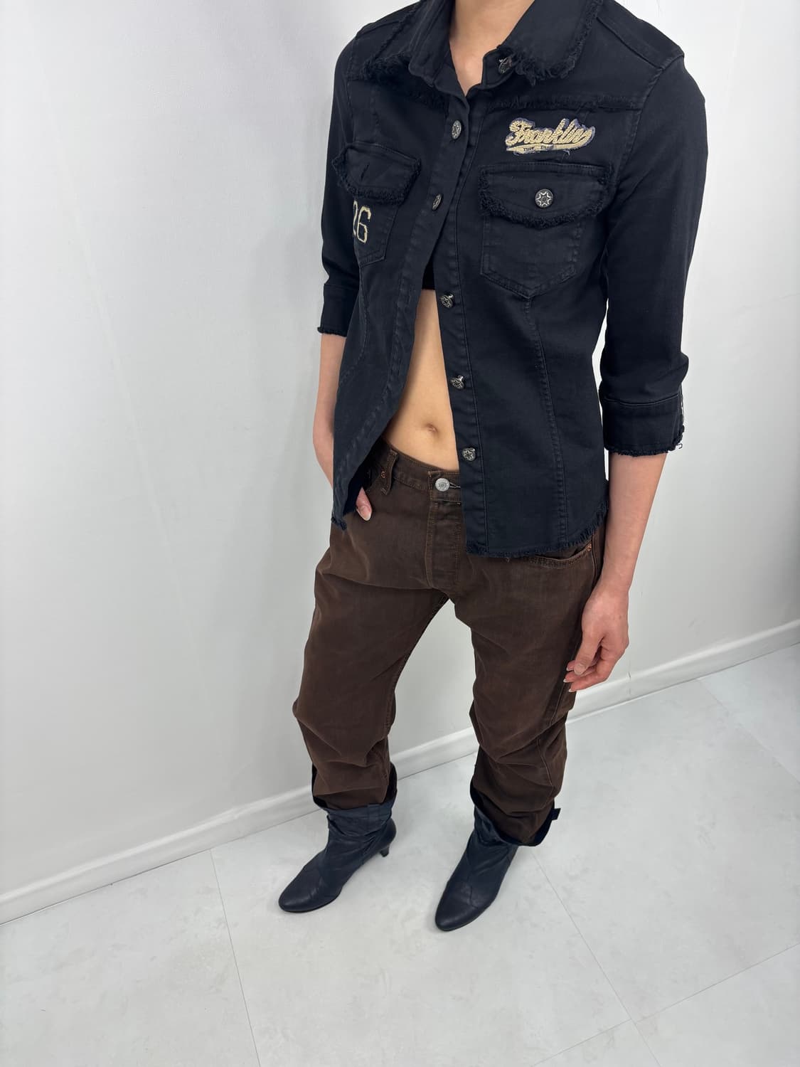 LEVIS 501 WASHED BROWN 상품이미지3