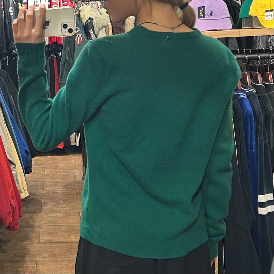 [HI] 폴로 니트 그린 상품이미지5