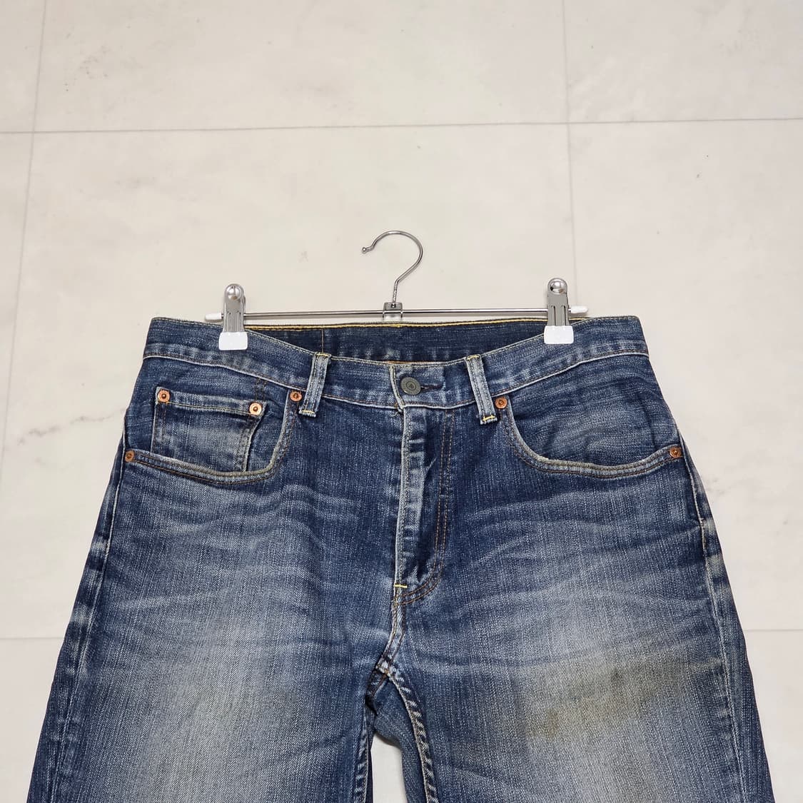 32 리바이스 551 워싱 스판 데님팬츠 청바지 상품이미지2