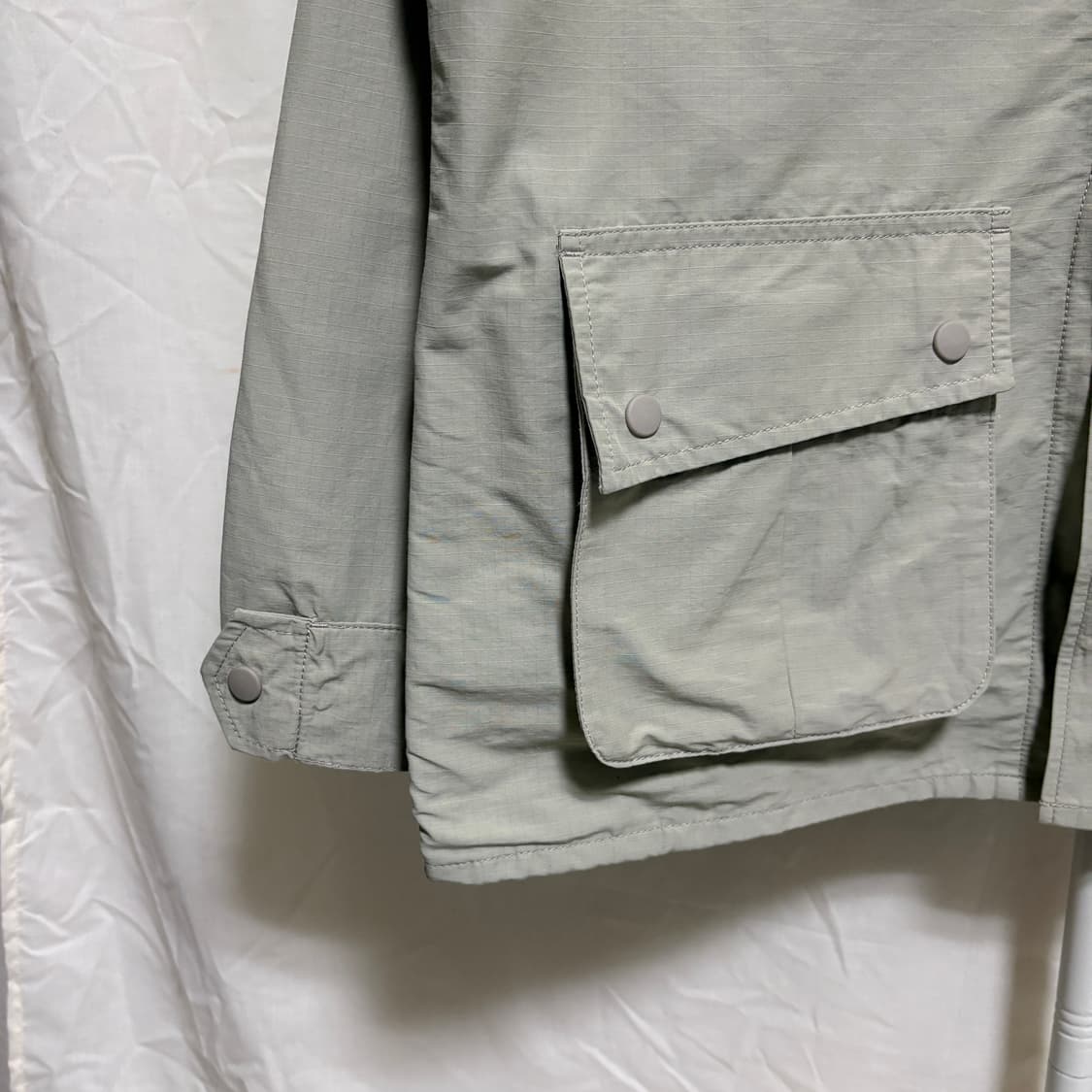 유니폼브릿지 립스탑 나일론 정글퍼티그 자켓 / 라이트그레이, XL 상품이미지6