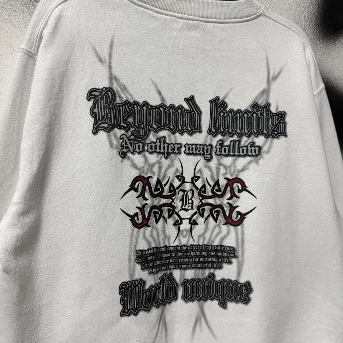 VTG 빈티지 빅 프린팅 펑크 스웻 셔츠 맨투맨 상품이미지4