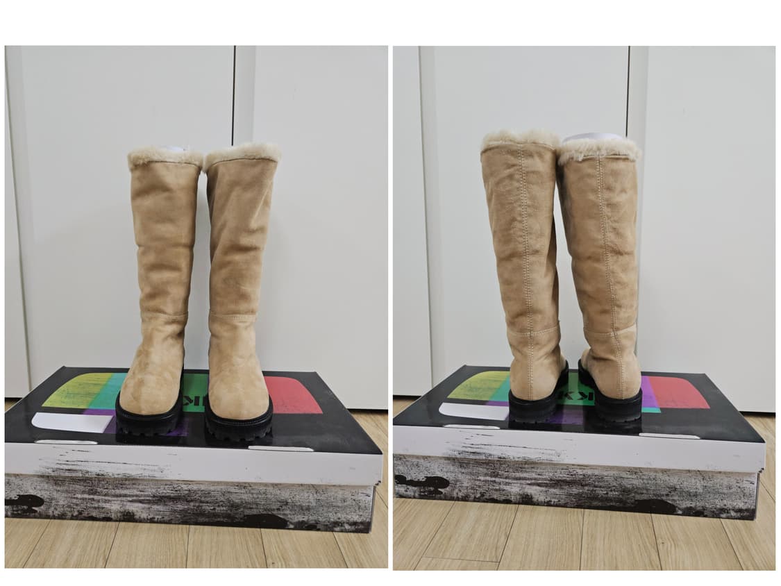 [한번착용] 렉켄 퍼 부츠 (털부츠 양털부츠 무스탕부츠 어그) 상품이미지8