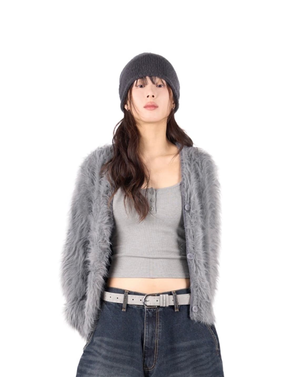 퍼 가디건 상품이미지1