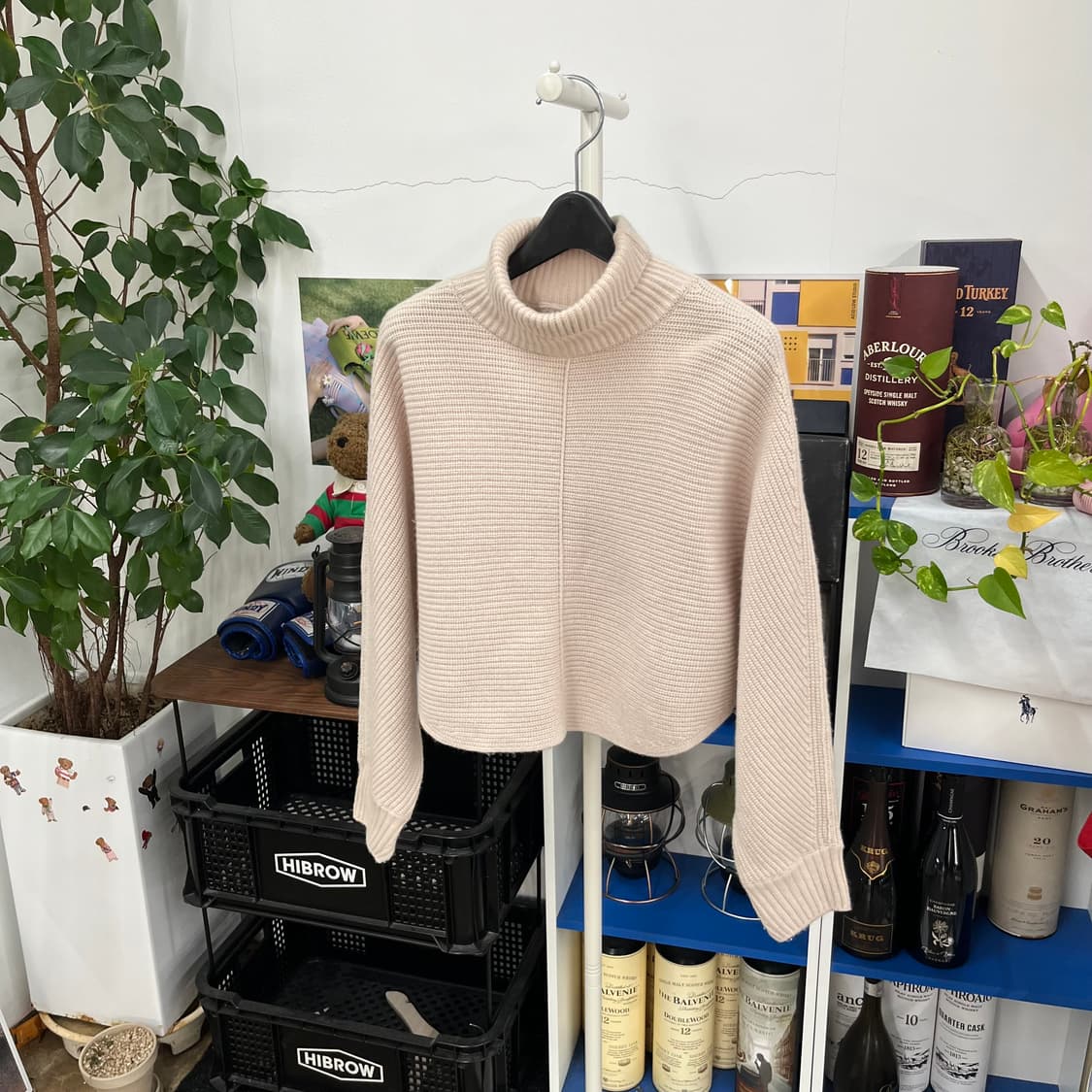 마인 캐시미어 블렌드 터틀넥 트임니트 F 상품이미지1