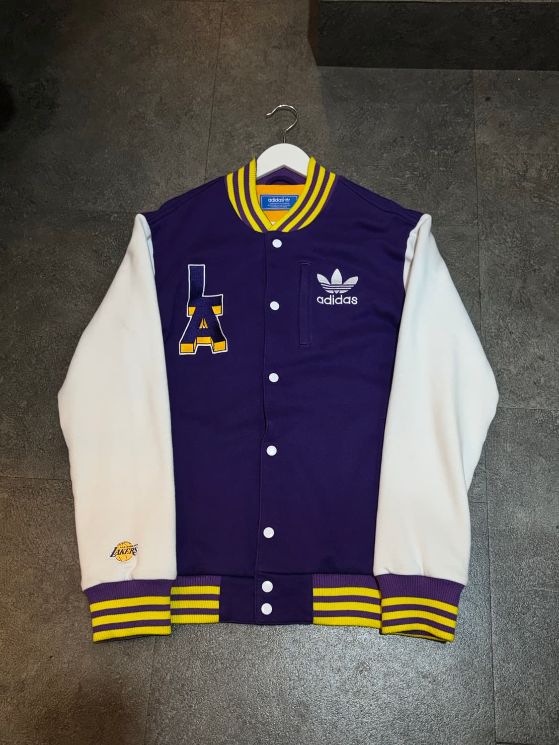 아디다스 LA레이커스 바시티 자켓 점퍼 100 상품이미지2