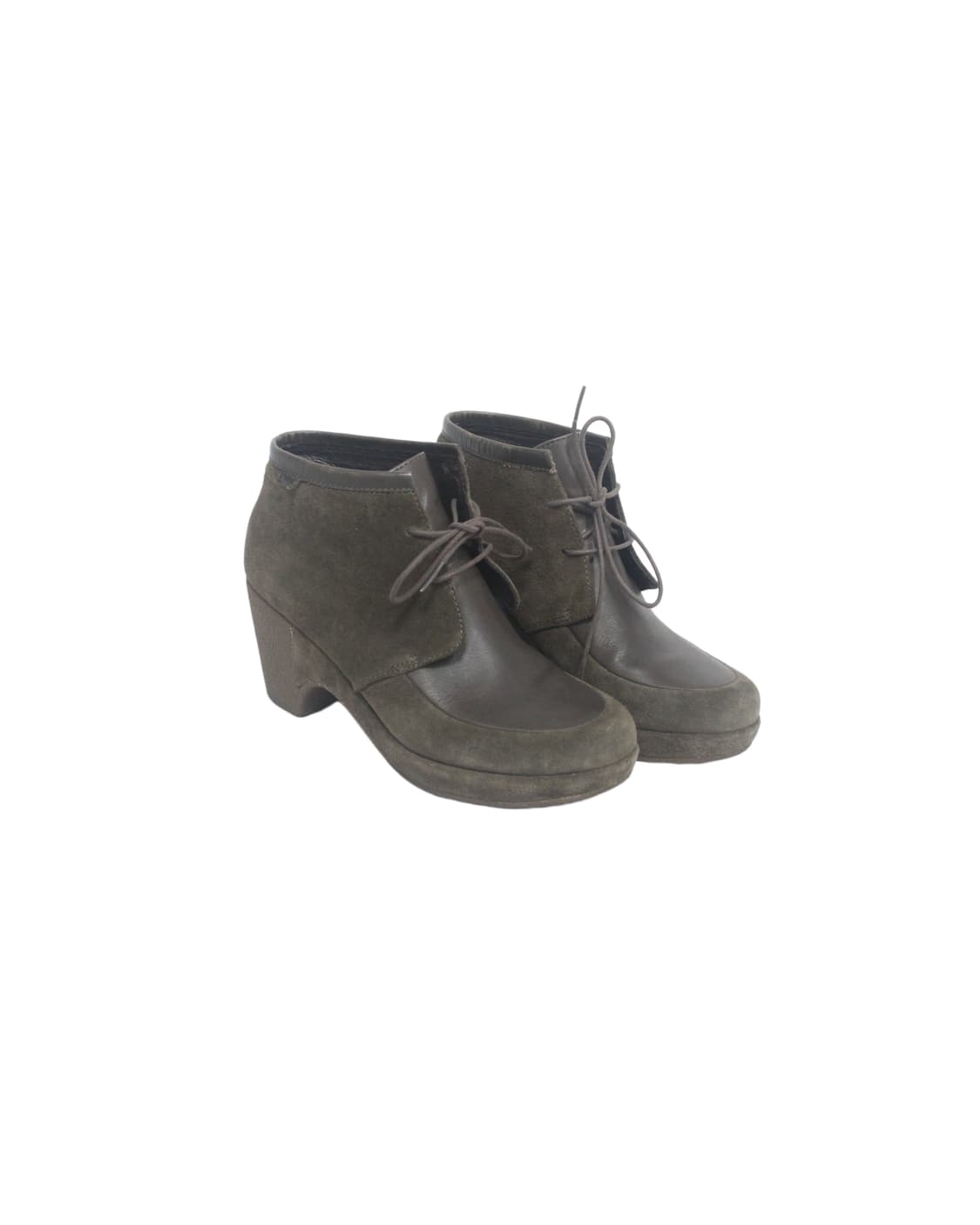 CAMPER greyish brown leather loafer heel 상품이미지3