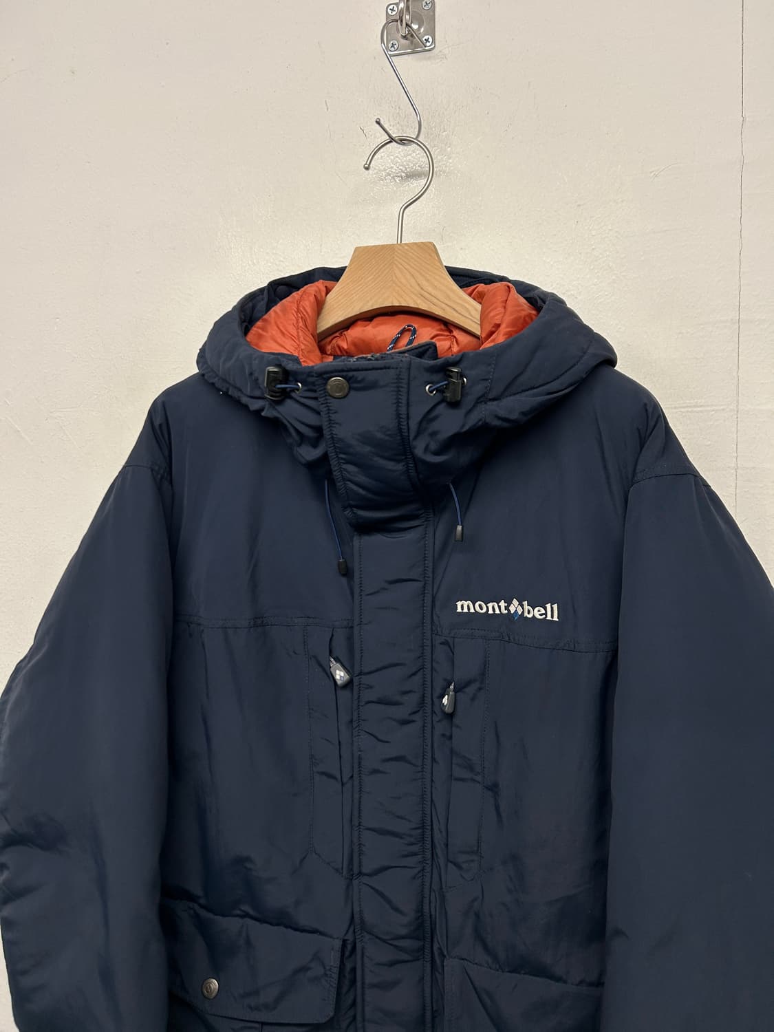 JPN 몽벨 네이비 후드 패딩 자켓 상품이미지3