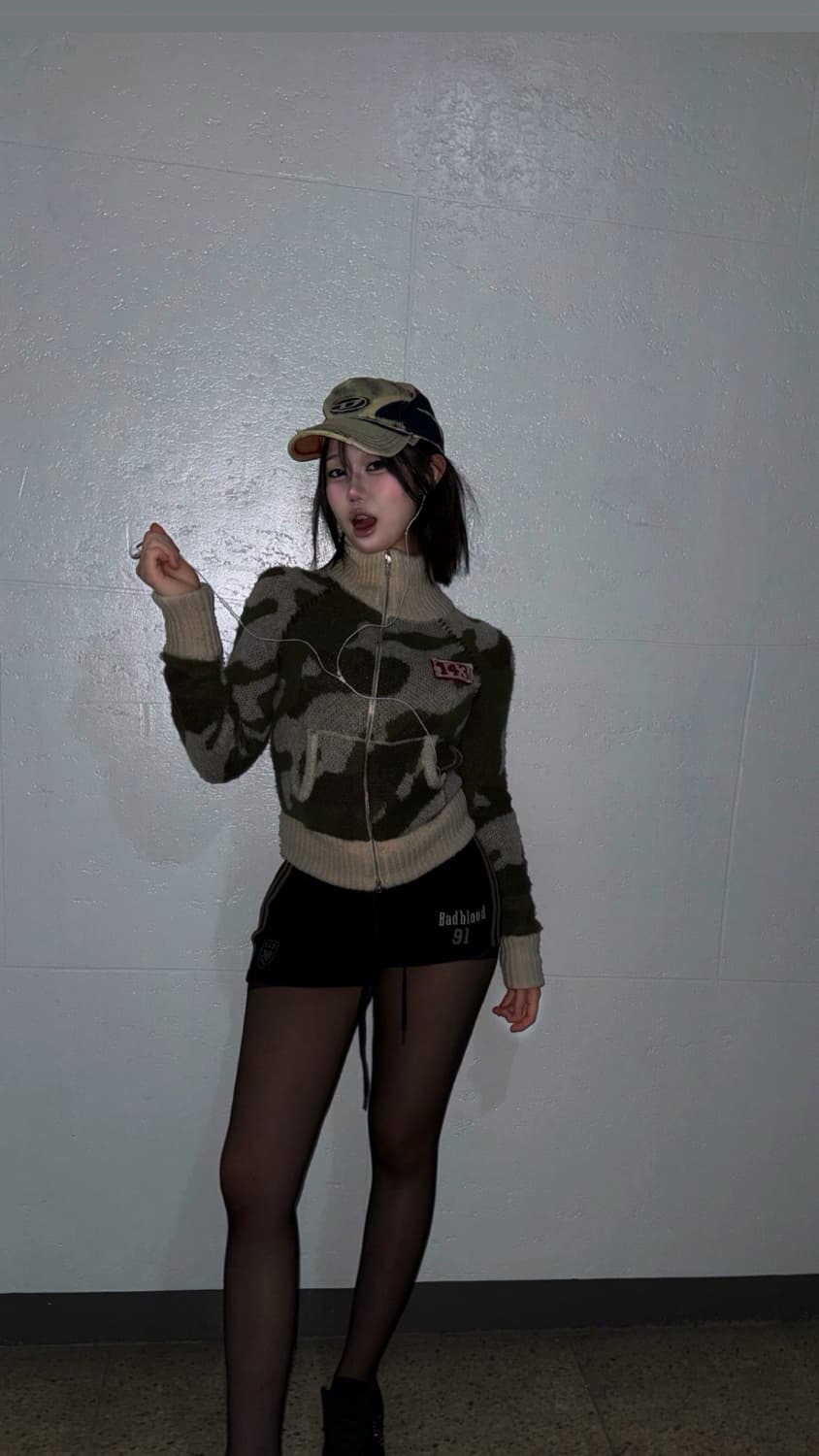 스컬프터 카모 집업 상품이미지2