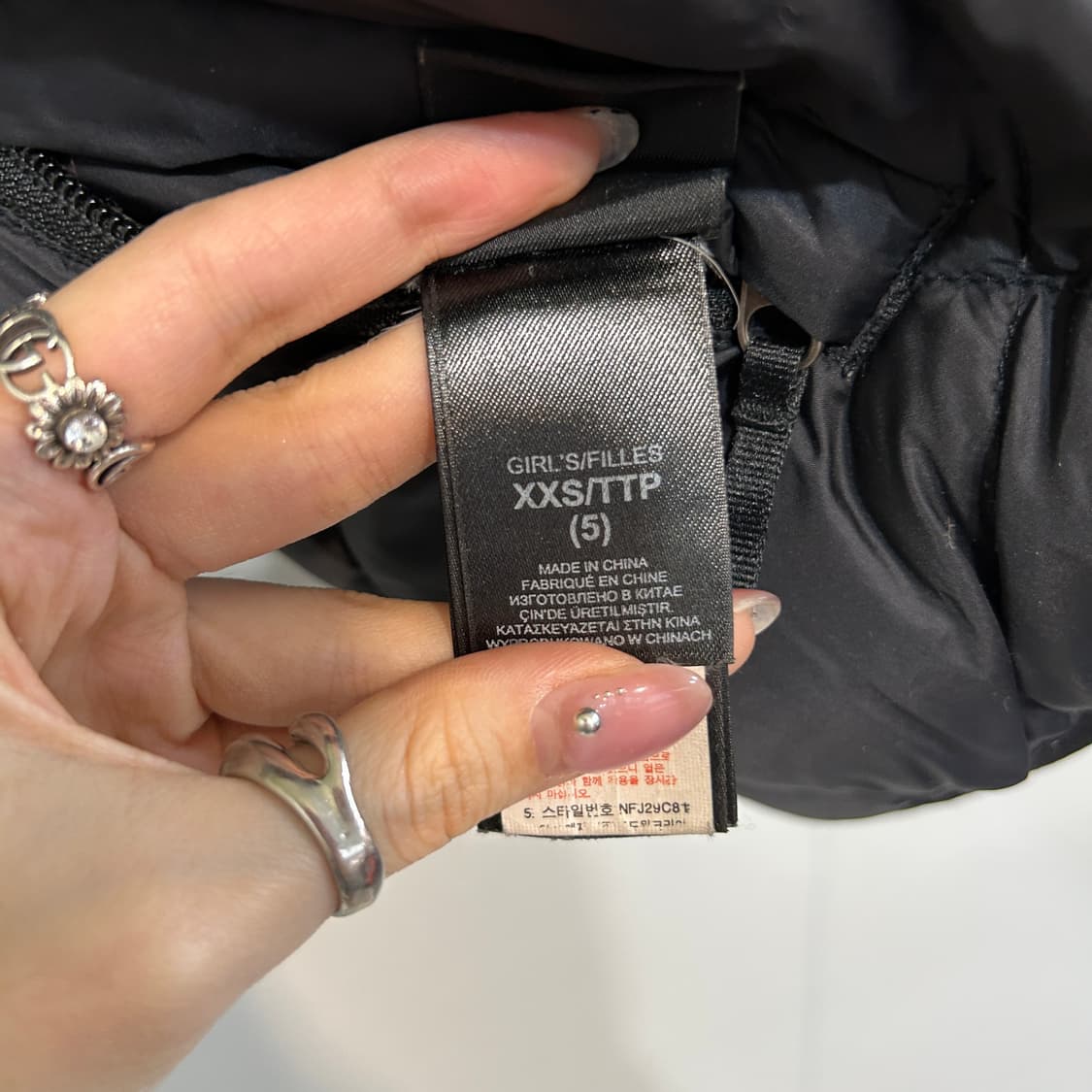 노스페이스 키즈 리버시블 구스다운 110 상품이미지5