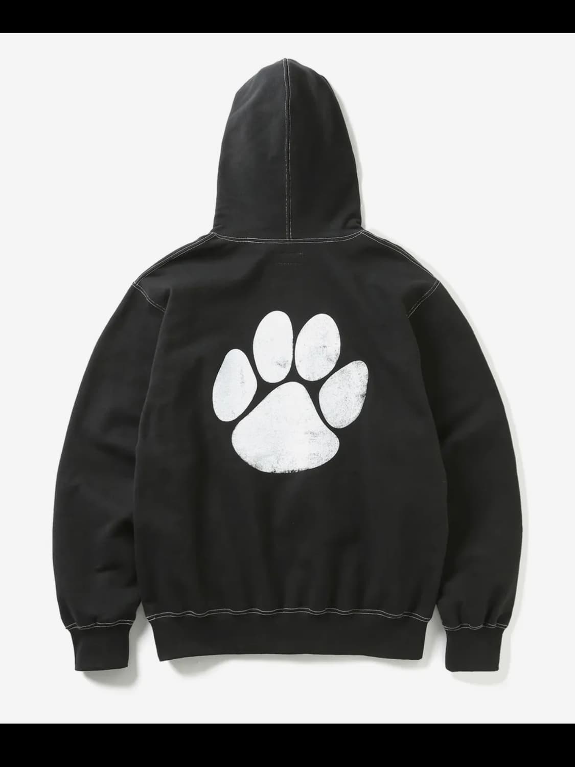 디스이즈네버댓 PAW Hoodie Black 기모 후드 상품이미지2