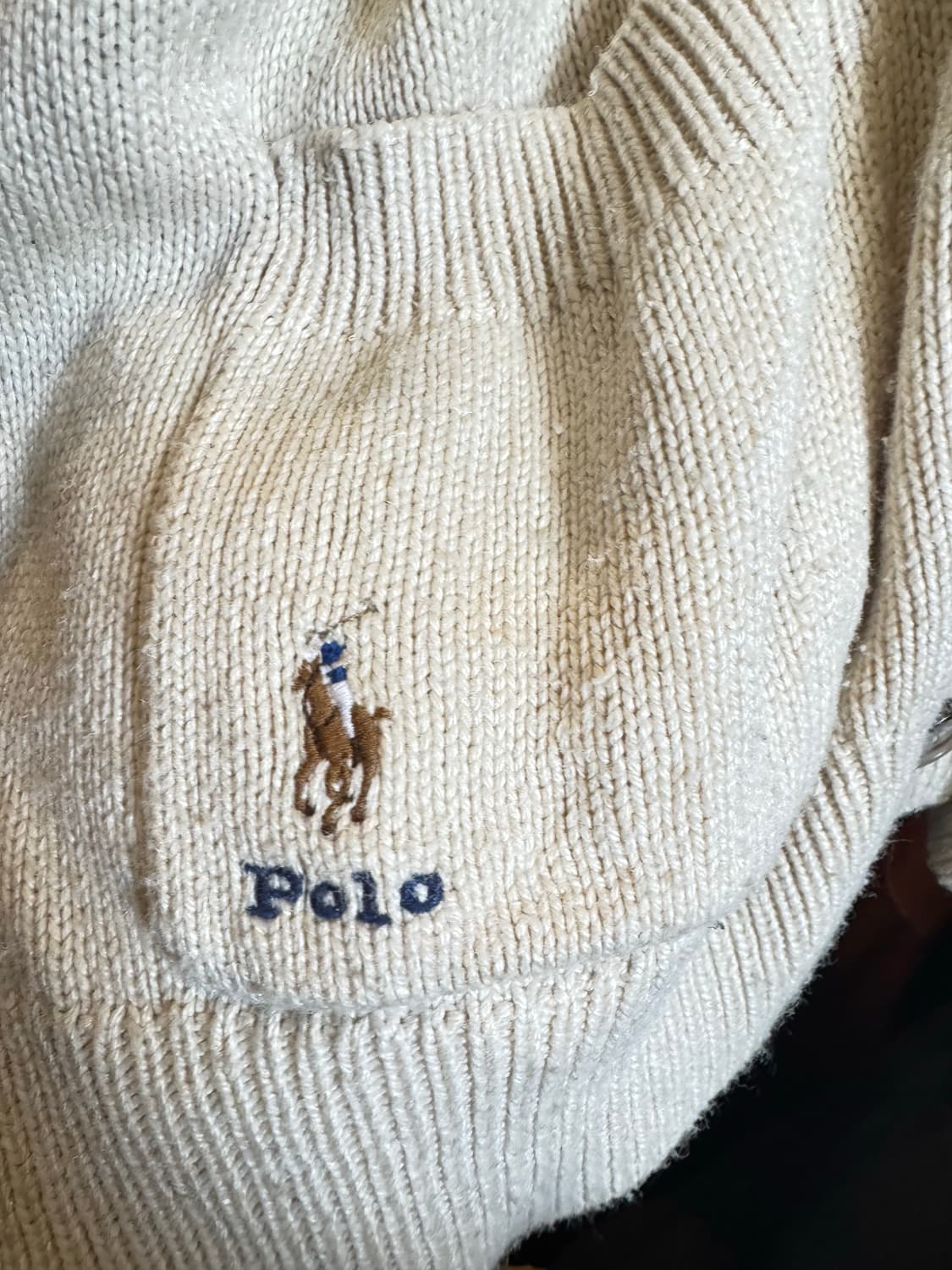 폴로 니트 가디건 m 상품이미지1