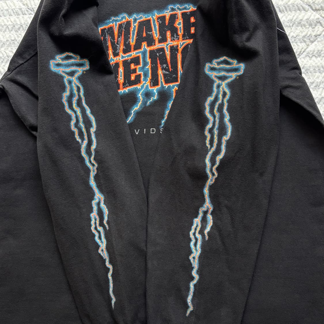 빈티지 할리데이비슨 라이트닝 롱슬리브 티셔츠 상품이미지4