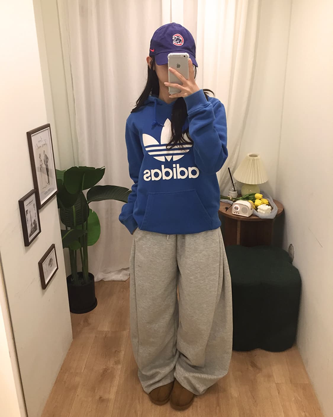 여성 아디다스 스웻후드티 100 상품이미지1