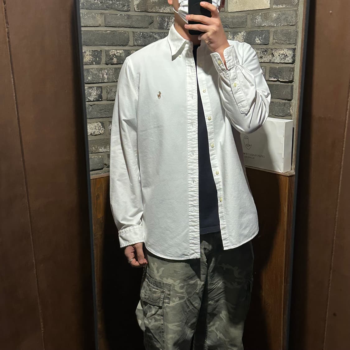 L) 폴로 랄프로렌 커스텀핏 옥스포드 셔츠 큐알탭 신형 T9 상품이미지9