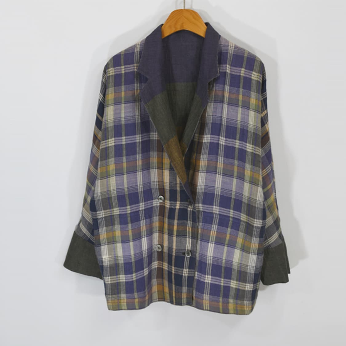 issey miyake 리버시블린넨더블자켓 상품이미지3