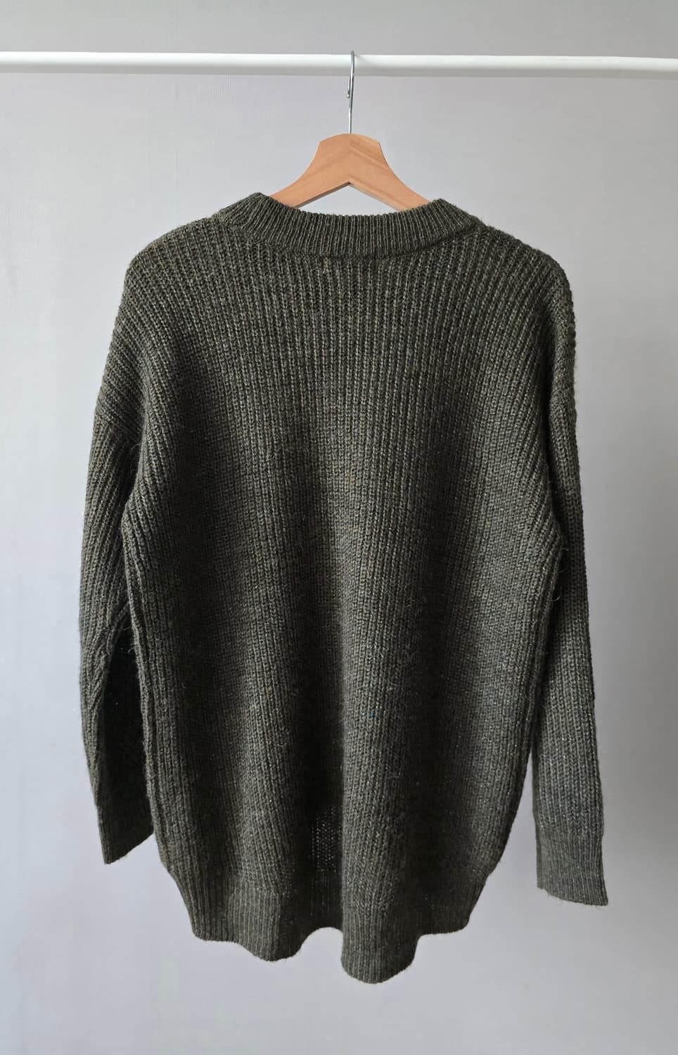 GLOBAL WORK 펄 카키 니트 상품이미지2