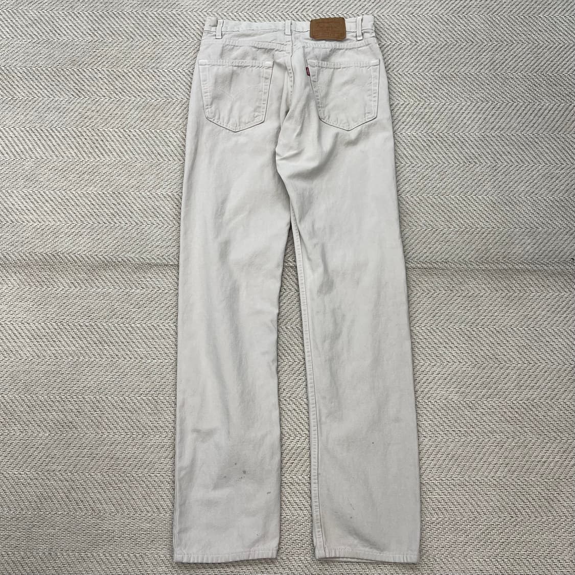 Usa리바이스 505 화이트 데님팬츠 r2417 상품이미지2
