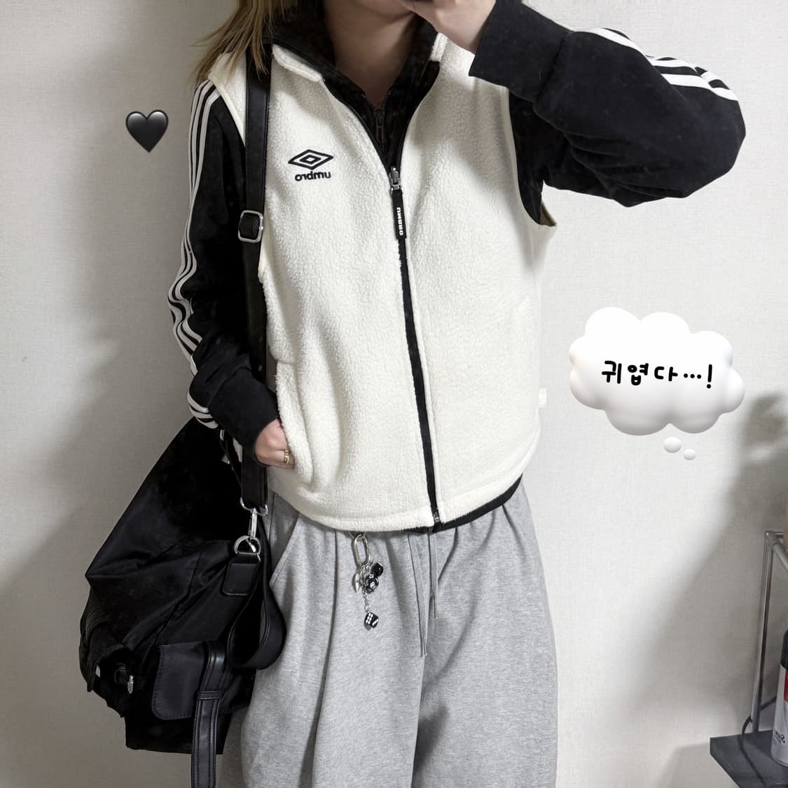 엄브로 플리스 조끼 상품이미지1