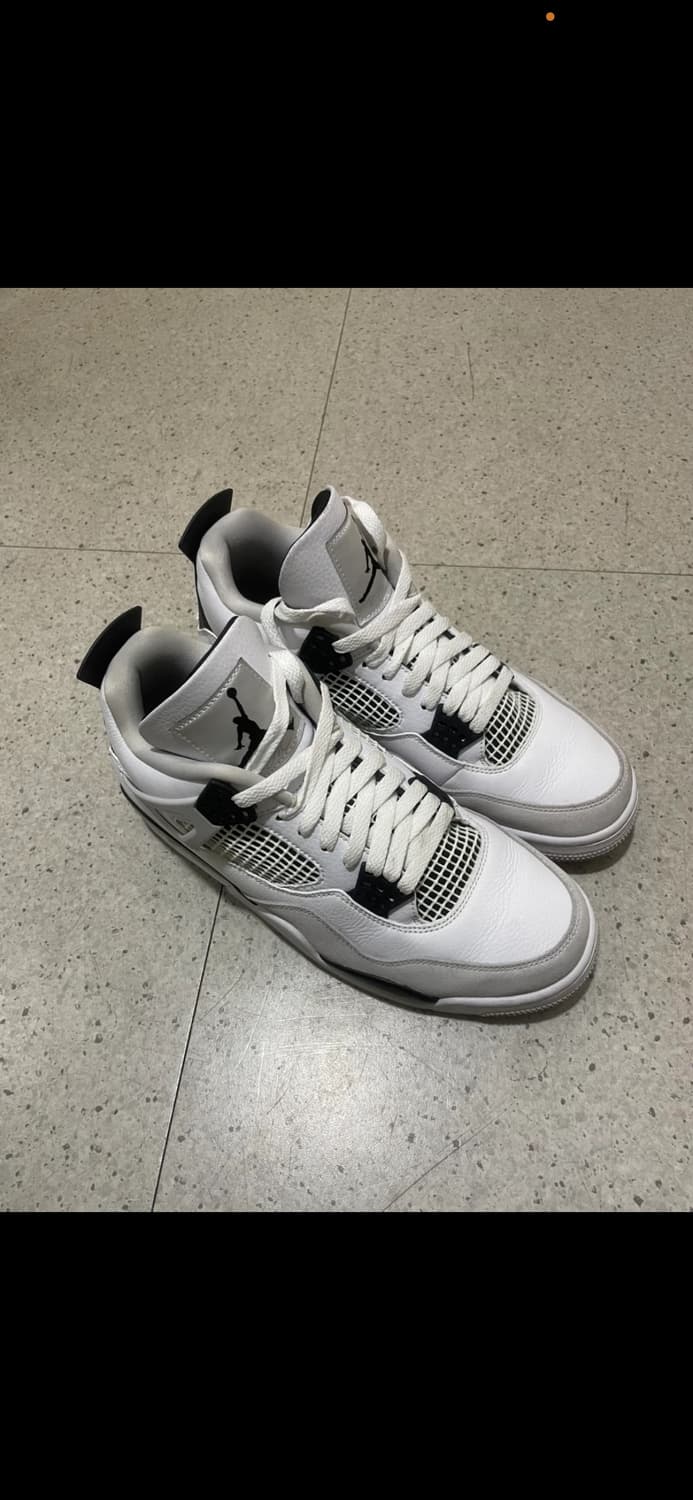 조던 4 레트로 화이트 앤 블랙 270 상품이미지2