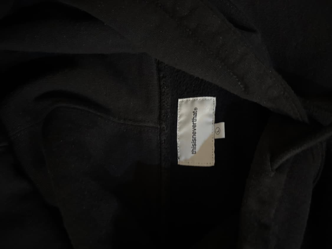 디스이즈네버댓 후드티 블랙 상품이미지2