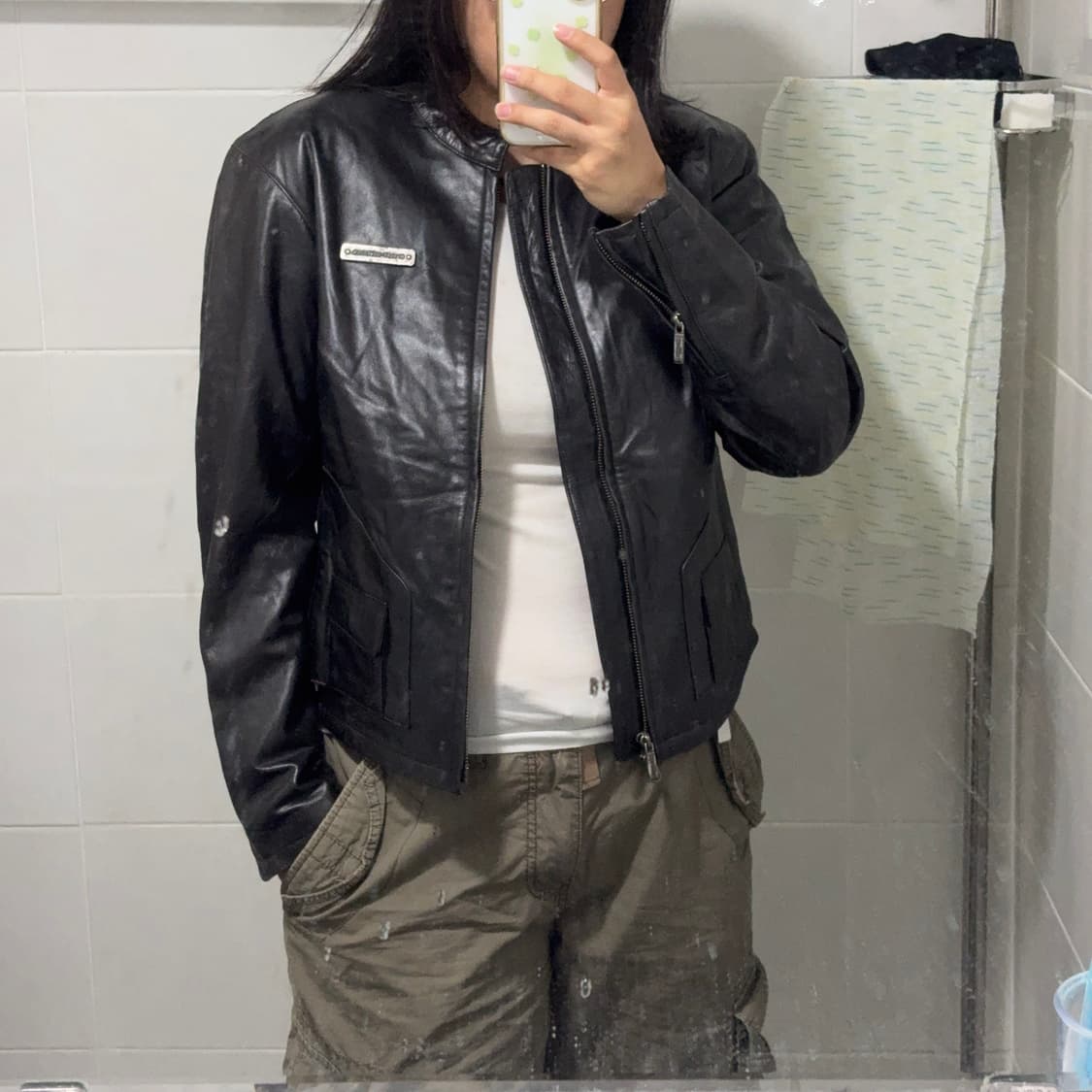 초레어 할리데이비슨 레더 바이커 자켓 상품이미지9
