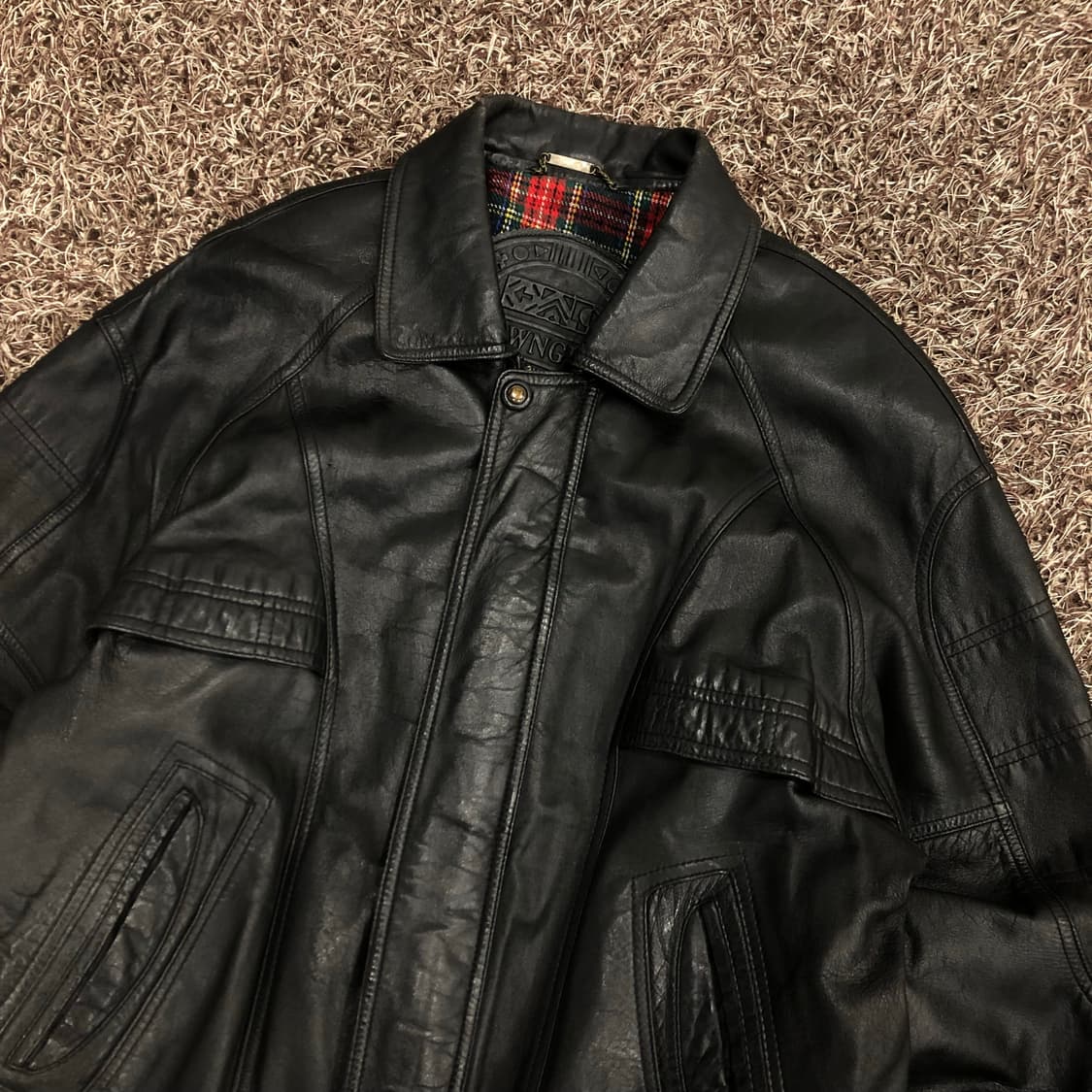 타운젠트 양가죽 봄버 레더 가죽 자켓 상품이미지2