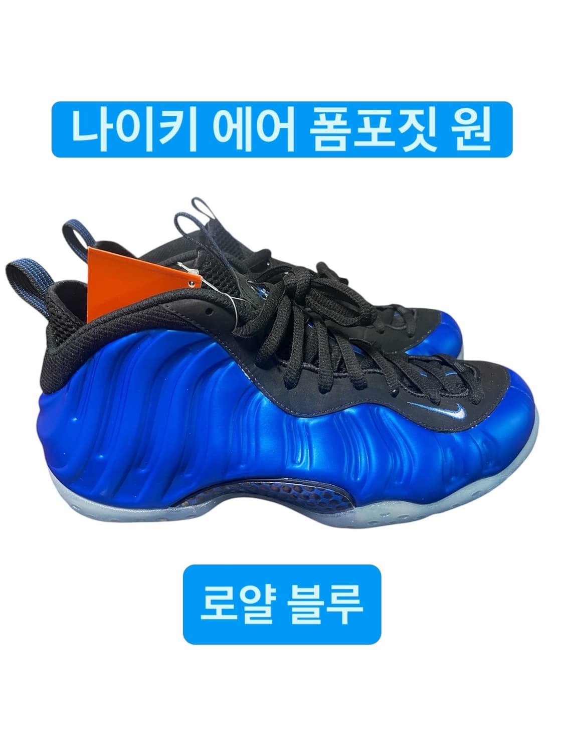 나이키 에어 폼포짓 원 로얄 블루 상품이미지1