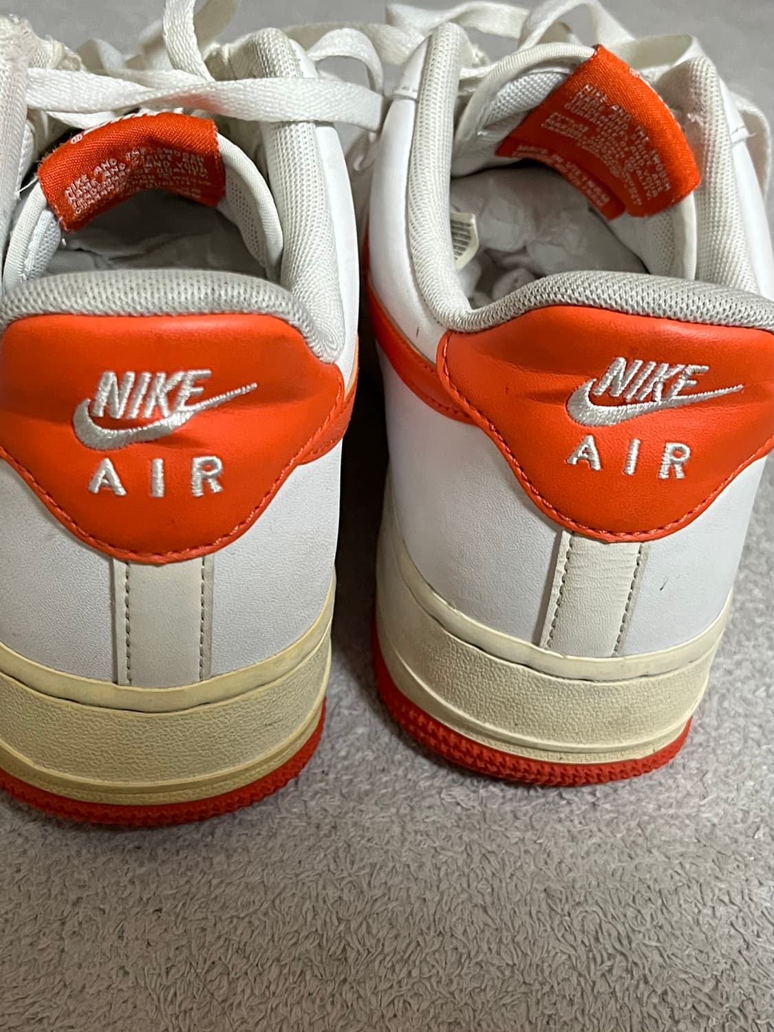 나이키 에어포스 team orange 260 상품이미지5