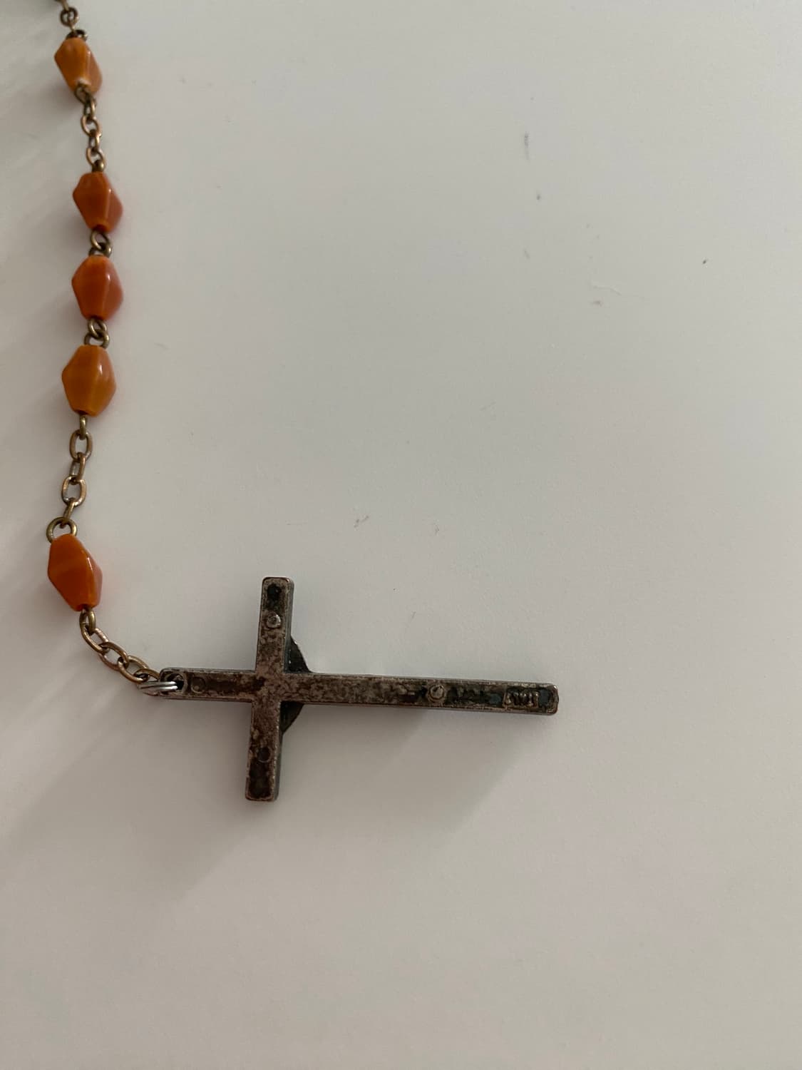 이태리 빈티지 묵주 목걸이 inri 앤틱 상품이미지9