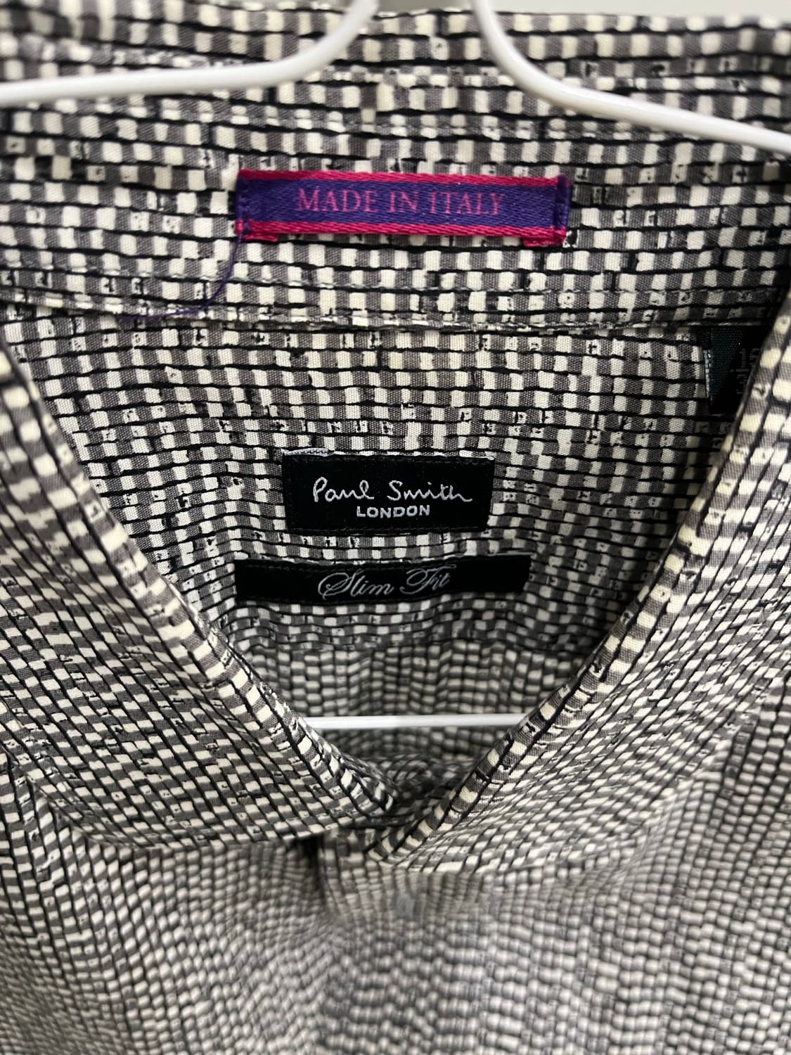 폴스미스 런던 슬림핏 셔츠 메이드인 이태리 상품이미지2