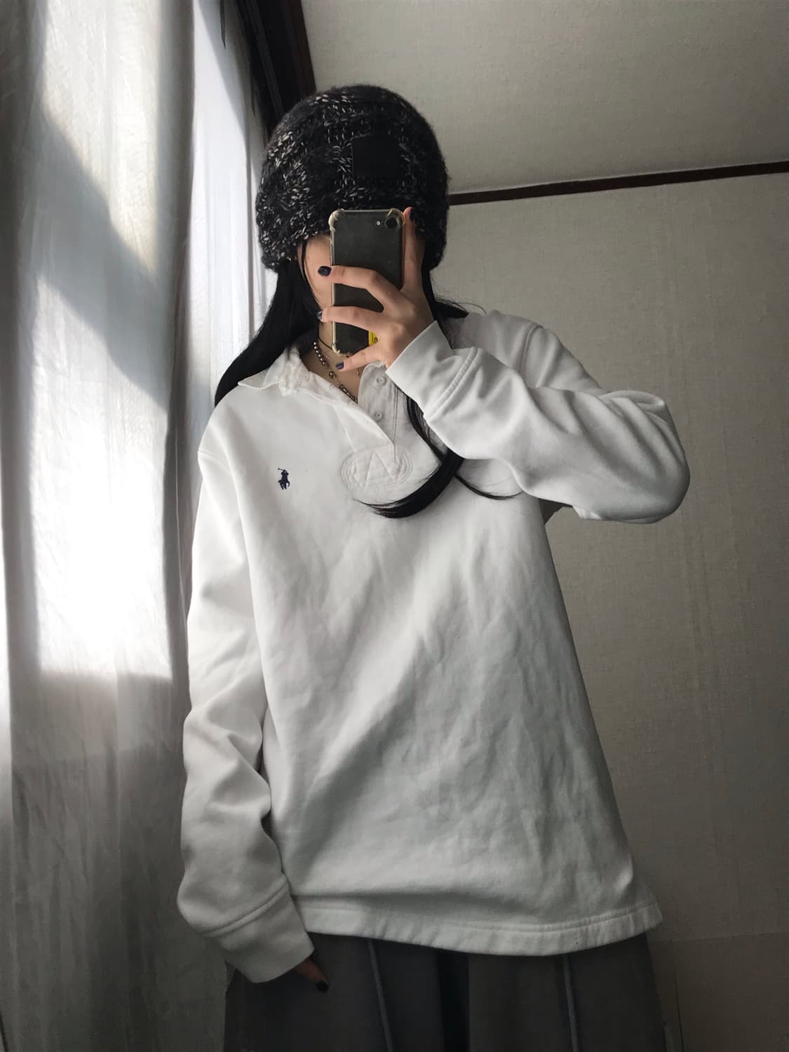 폴로 화이트 럭비티셔츠 상품이미지5