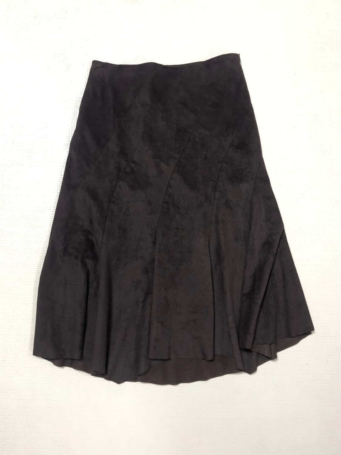 빈티지 브라운 스웨이드 롱 스커트 상품이미지8