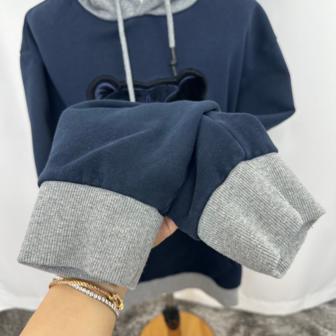 NBA 남자 기모 후드티 네이비 XL  EOE 상품이미지3