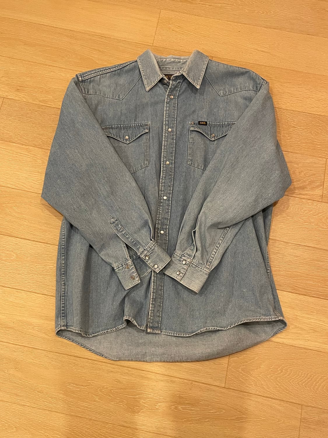 Lee 빈티지 리 데님 웨스턴 셔츠 L 상품이미지1