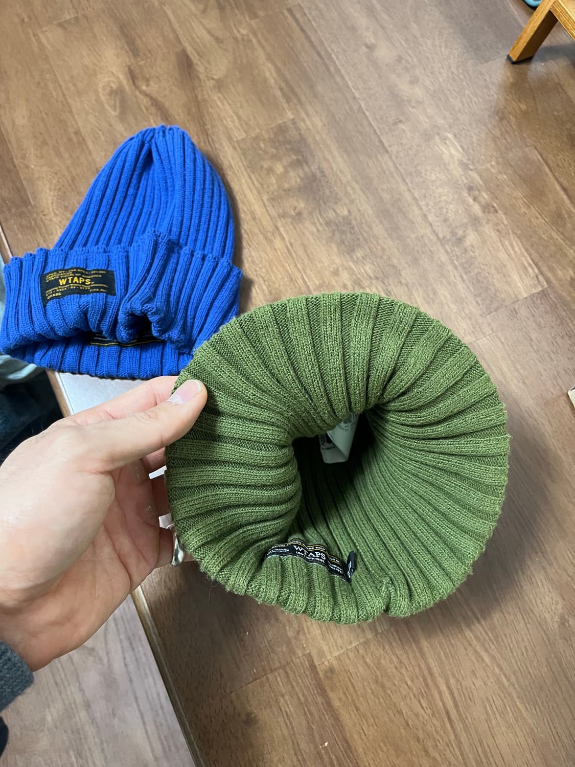 더블탭스 쿨맥스 비니 블루(카키품절) 상품이미지5