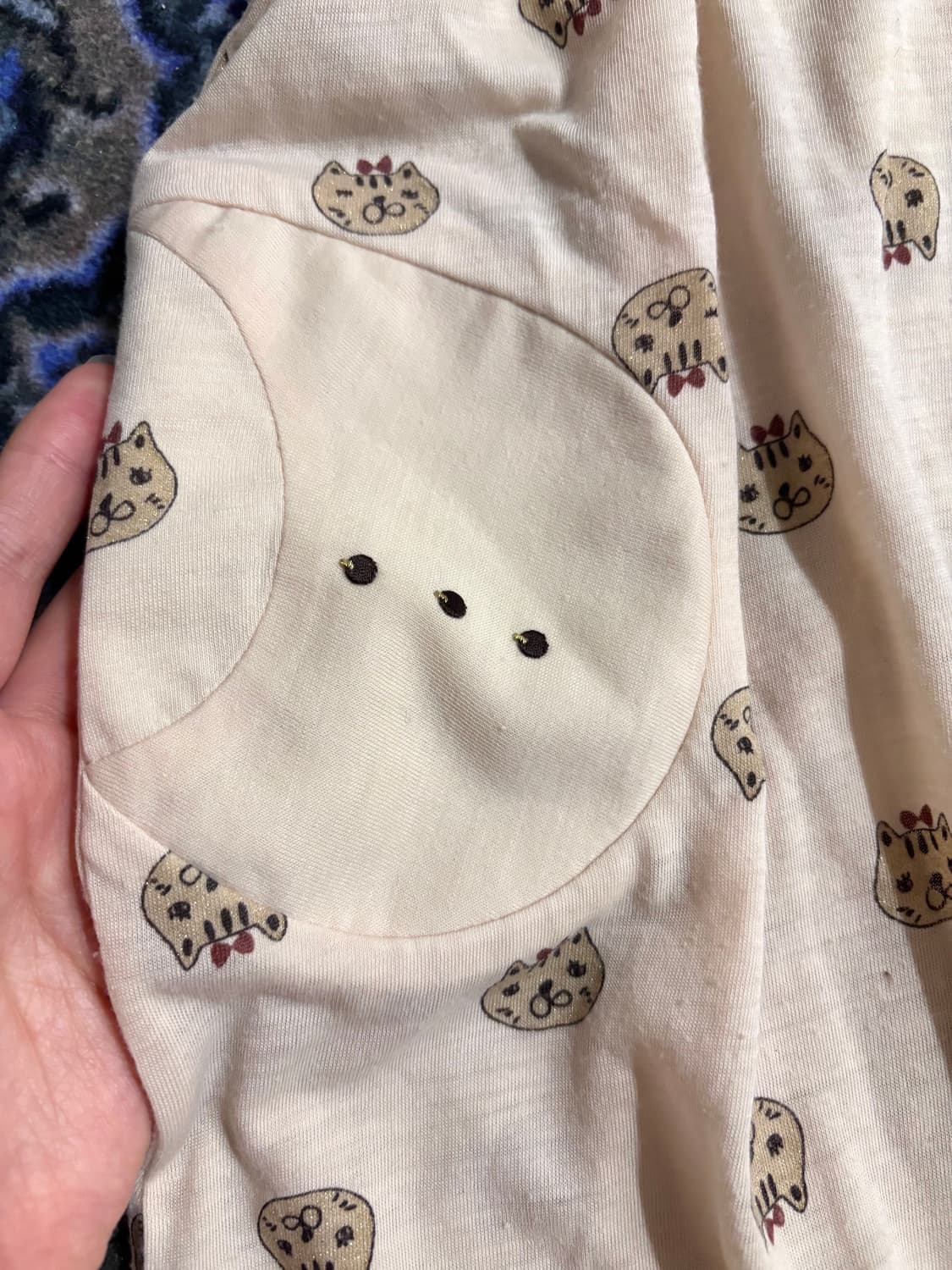 코코넨네 빈티지 고양이 원피스 판매해요 상품이미지4