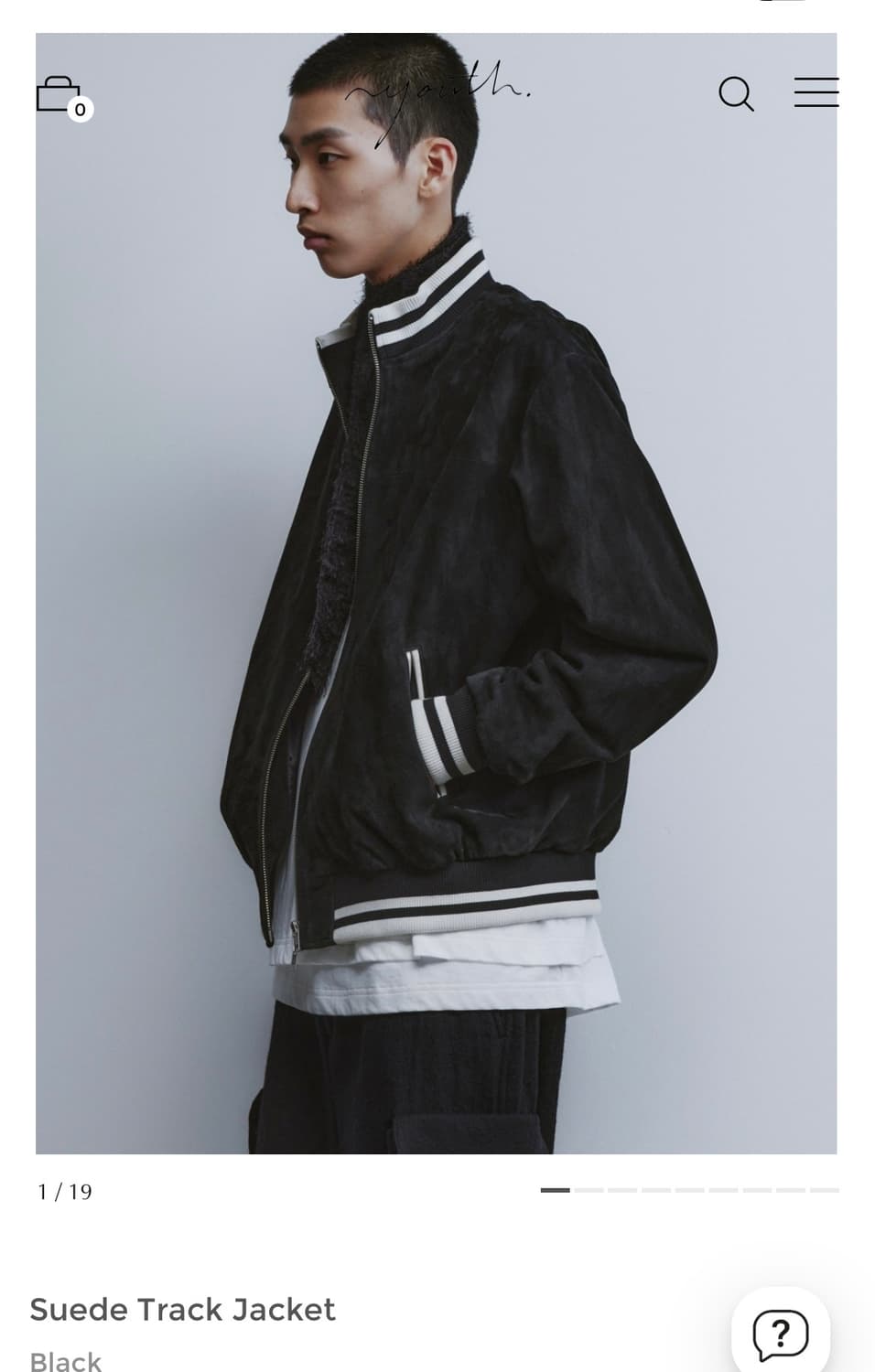 Youth 스웨이드 레더 트랙자켓 [M] 상품이미지3