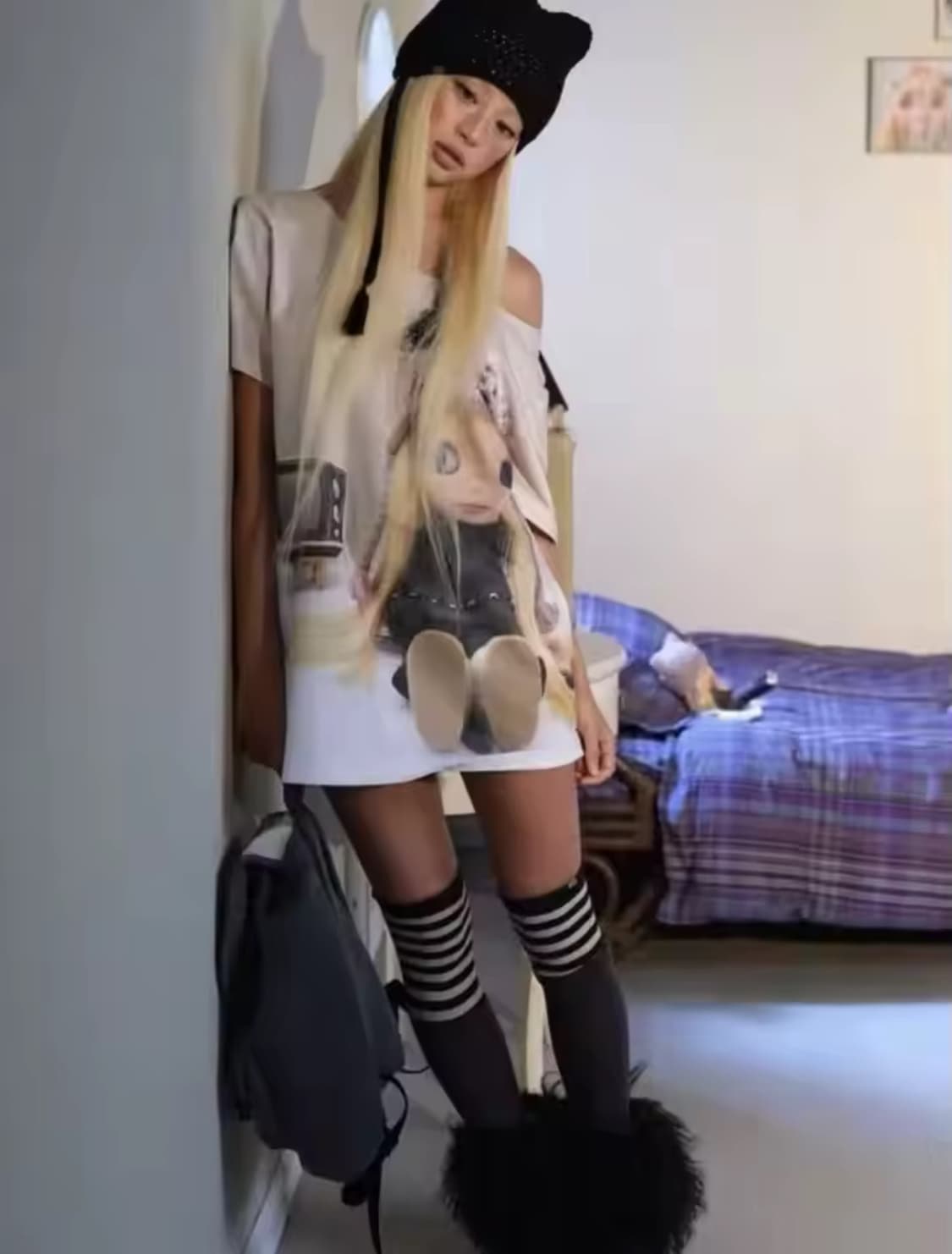 코이세이오 브라이스 돌 원피스 차콜 상품이미지2