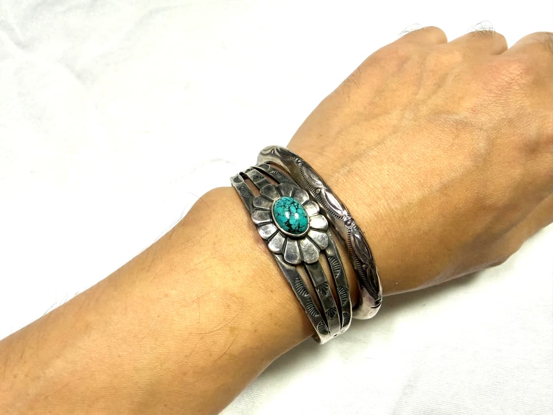 라차즈 네이티브 아메리칸 스털링 실버 뱅글 (lacharz) 상품이미지5