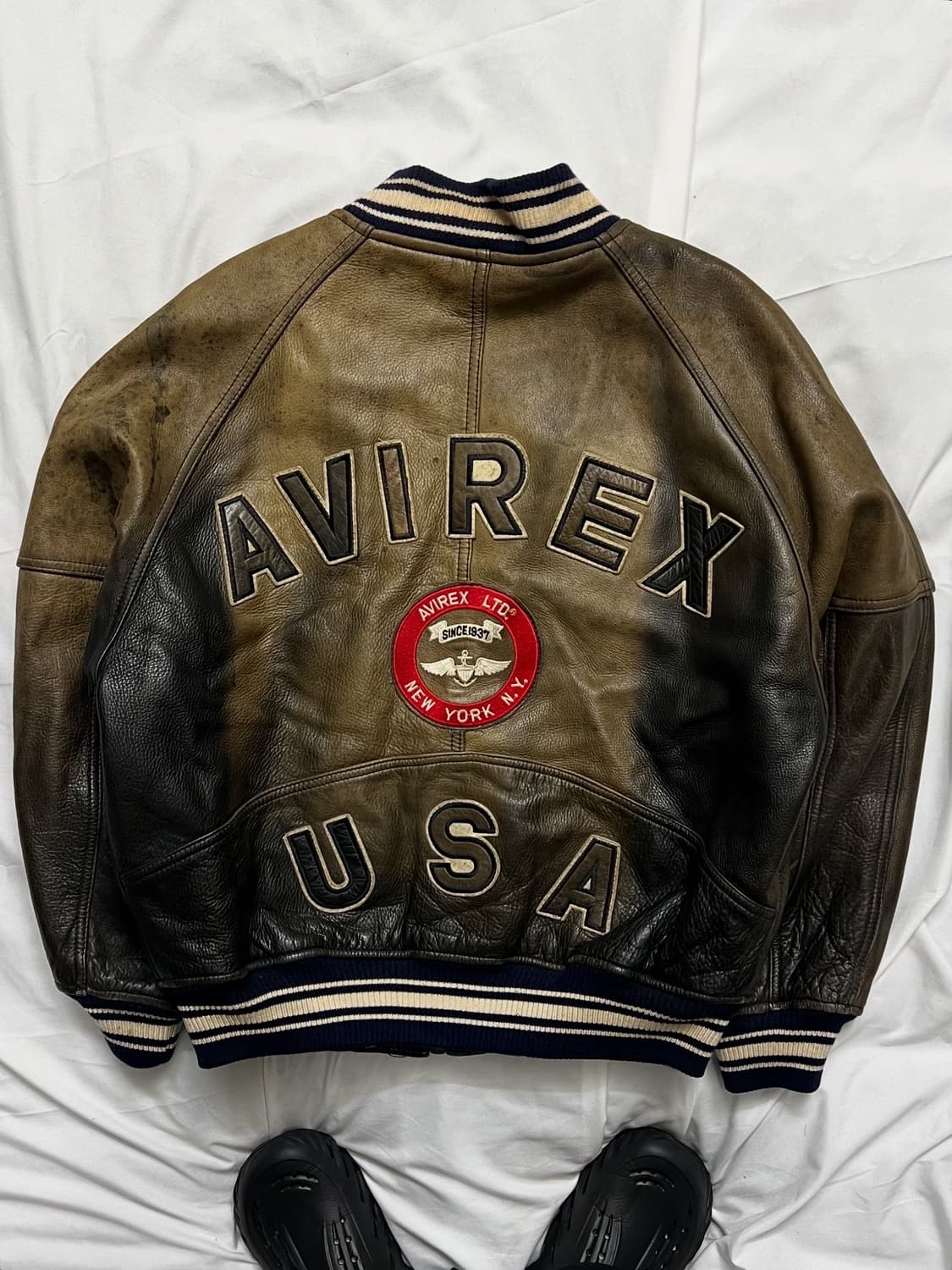 아비렉스 아이콘 가죽자켓 상품이미지1