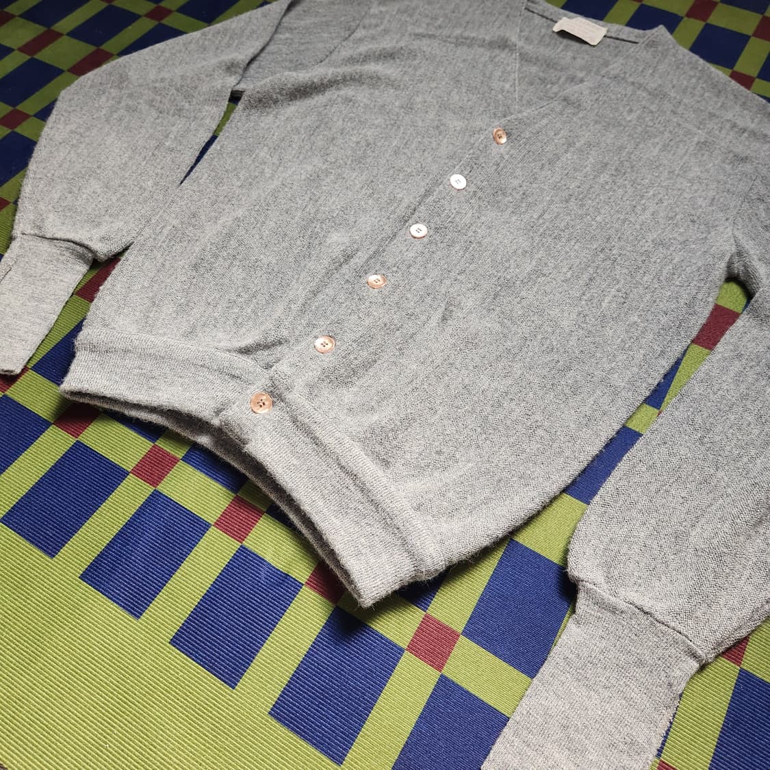 80s Jefflinks 오올론 아크릴 가디건 상품이미지3