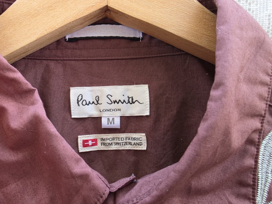 폴스미스 자수 디테일 스위스 원단 상품이미지4