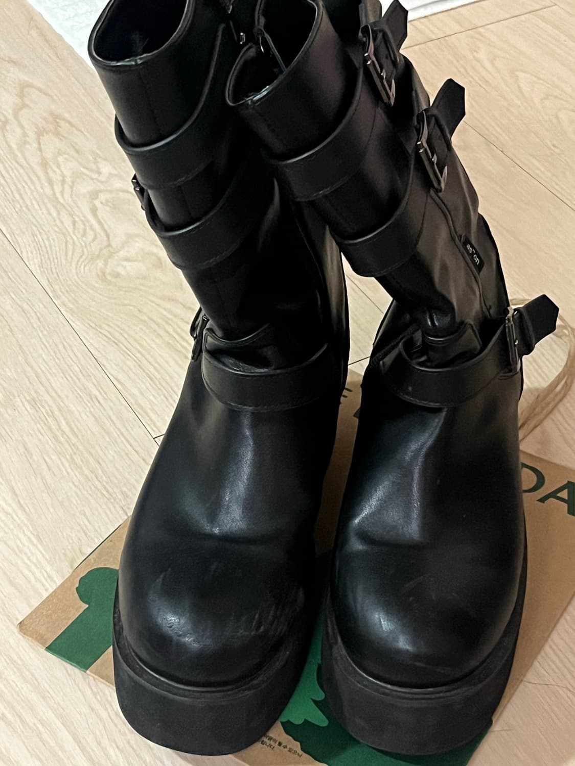 애즈온 마야부츠 미디 블랙 240 상품이미지3