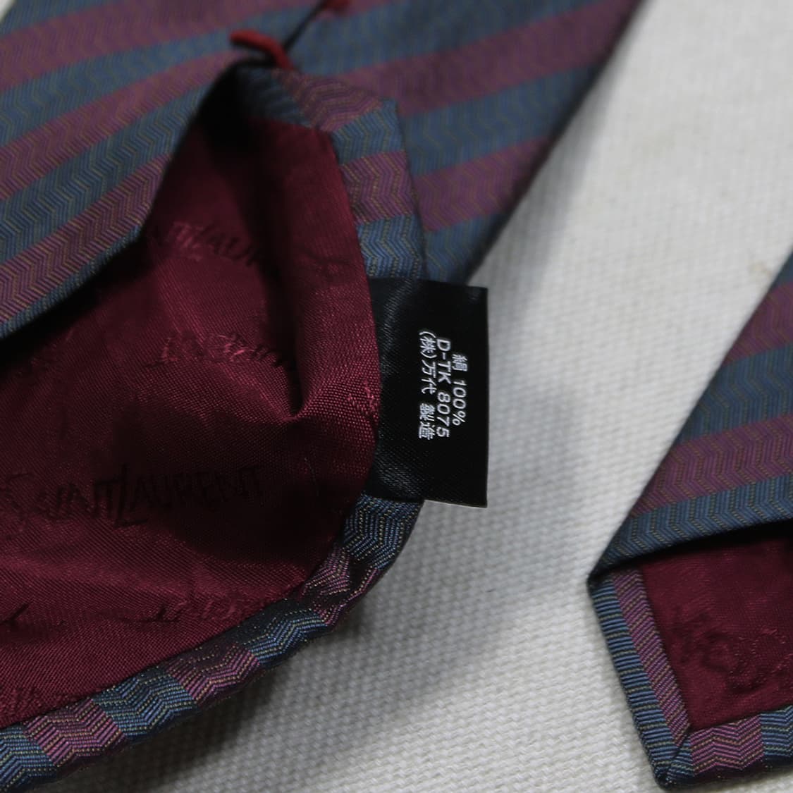 YSL 실크 패턴 넥타이 상품이미지6