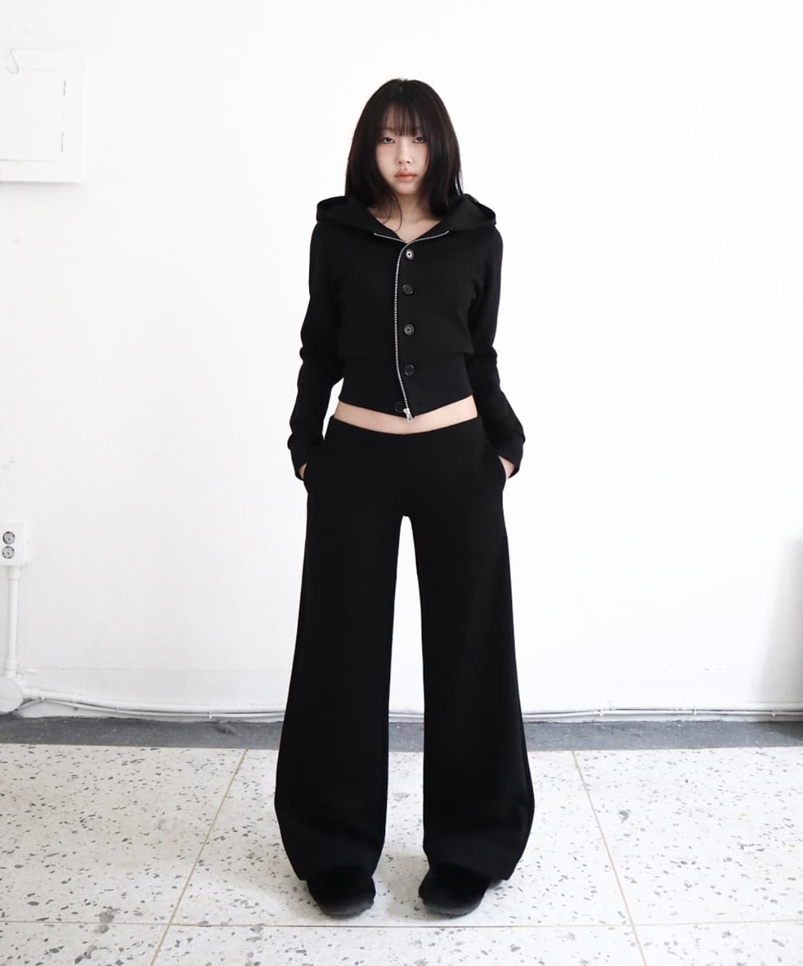 [새상품] 클라따 low training pants black 상품이미지2