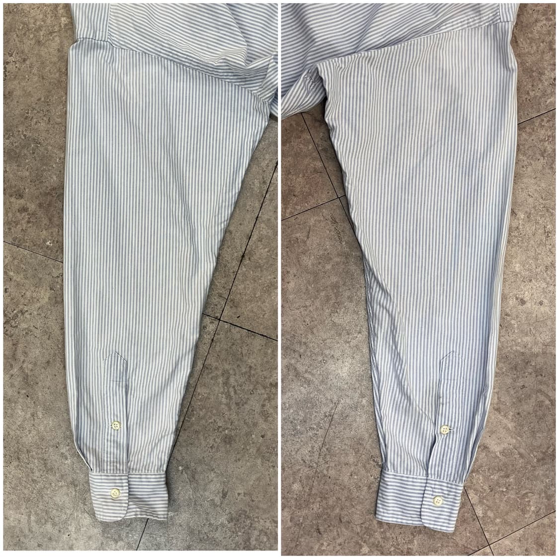 폴로 랄프로렌 골프 스트라이프 셔츠 스카이블루 M #csz3949  상품이미지9