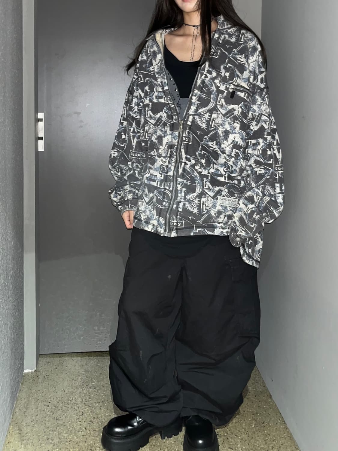 빈티지 올드스쿨 스웻져지 상품이미지2