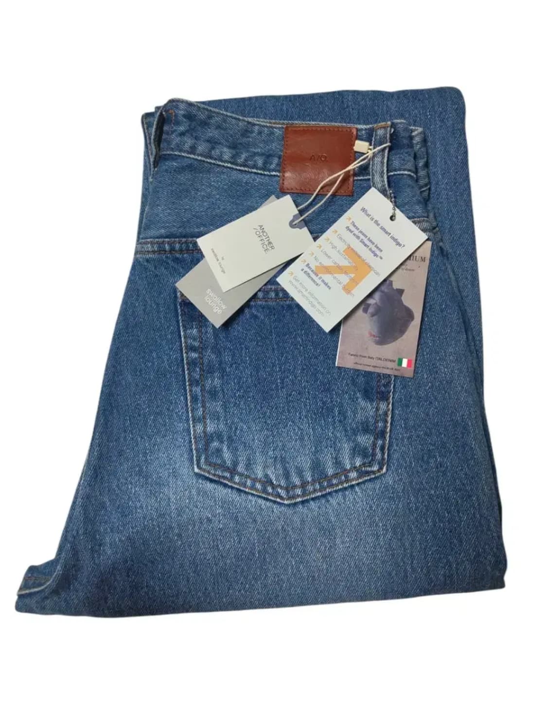 어나더오피스 스터디 데님 타입4 1사이즈 (미드블루) 상품이미지8