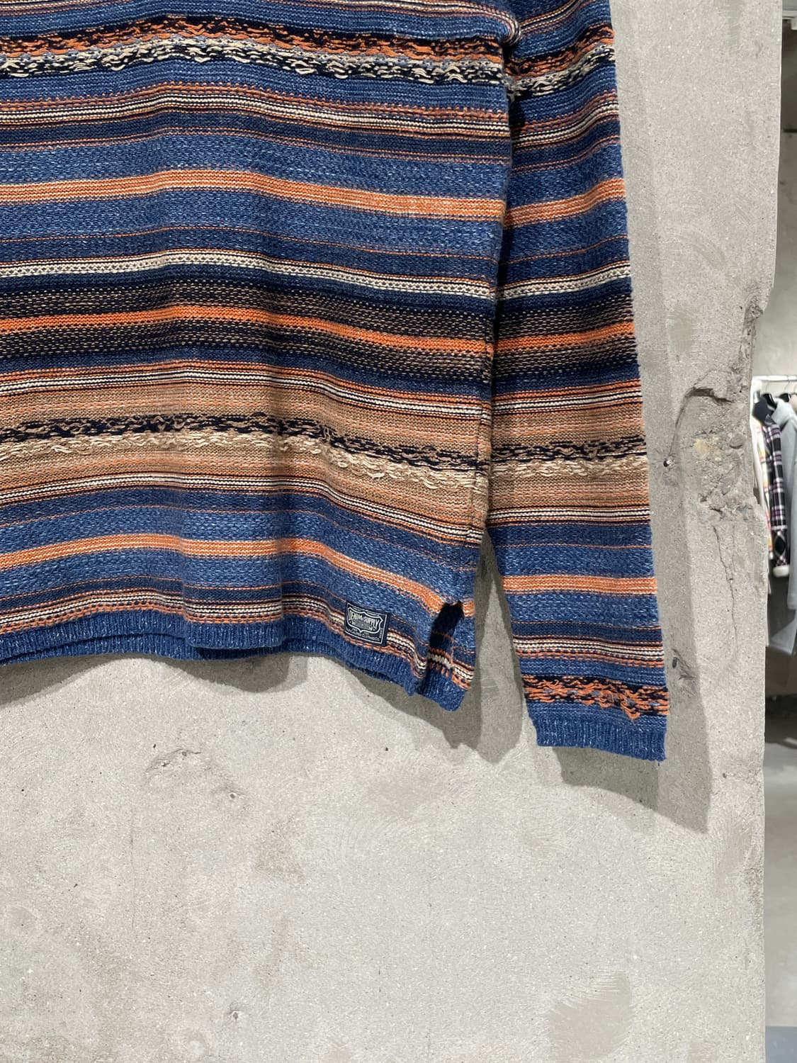 데님 앤 서플라이 랄프 로렌 믹스 에스닉 헨리넥 니트 상품이미지5